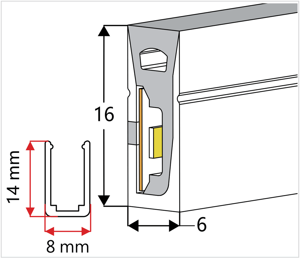 0616 side bend led neon light